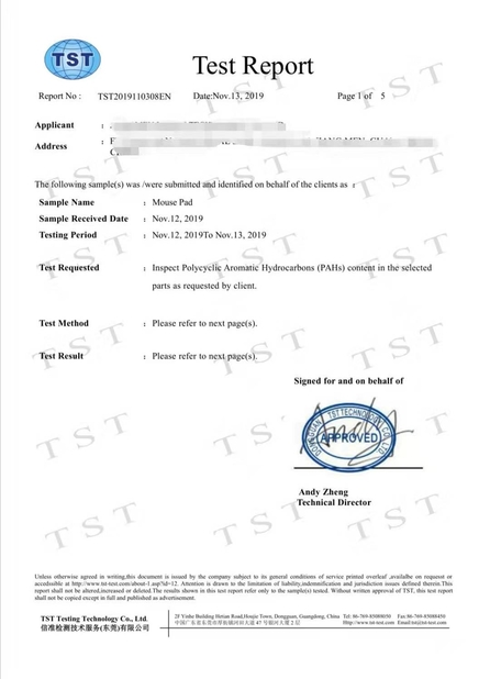China Guangzhou Tegao Leather goods Co.,Ltd Certificaten